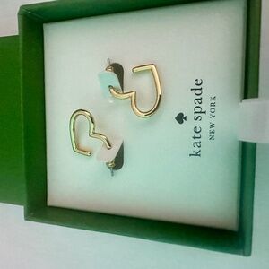 Kate Spade heart shaped earrings